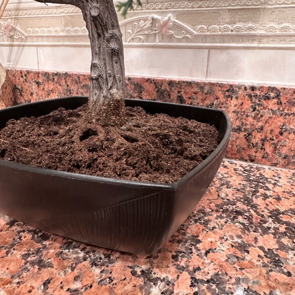 Artificial Elegant Bonsai Pine Tree Plastic Simulation Potted Plant Decorative - Picture 14 of 16